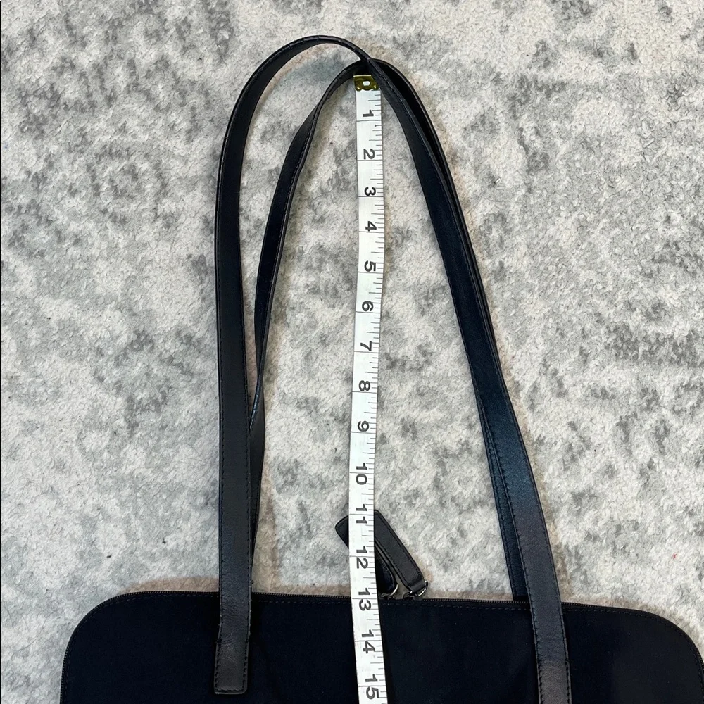 HOBO INTERNATIONAL LAPTOP BAG NYLON AND LEATHER ZIP AROUND PADDED 16x20